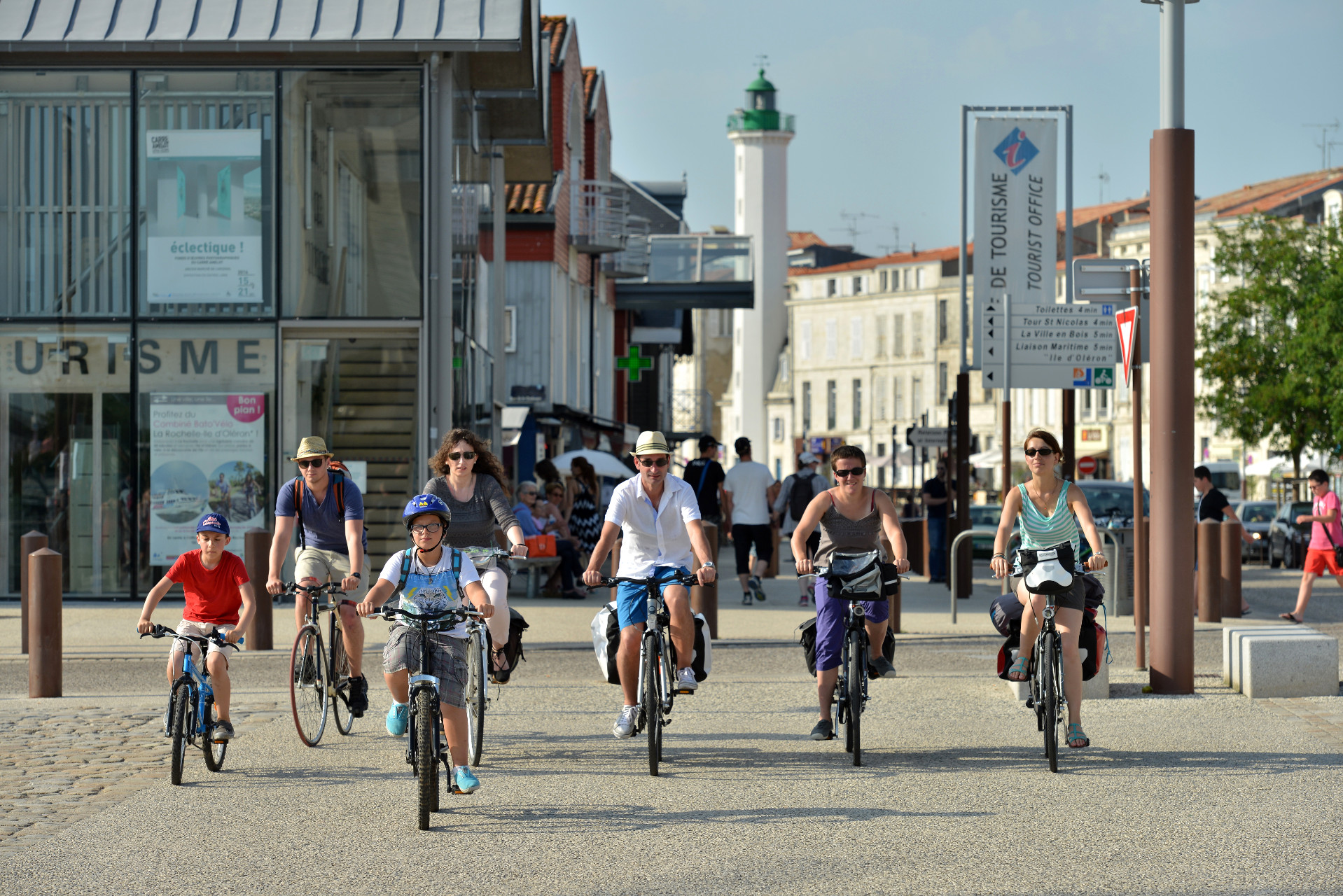 la rochelle à vélo en famille