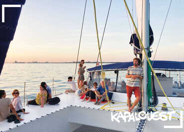 A l'heure de l'apéro à bord de Kapalouest