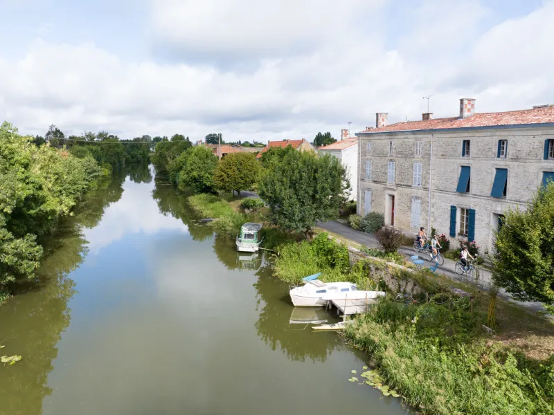 Balade à vélo à Damvix au bord de la Sèvre