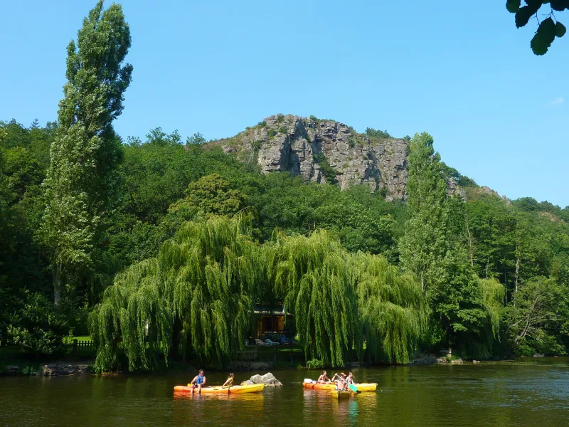 Canoe Kayak sur l'Orne, près de Clécy
