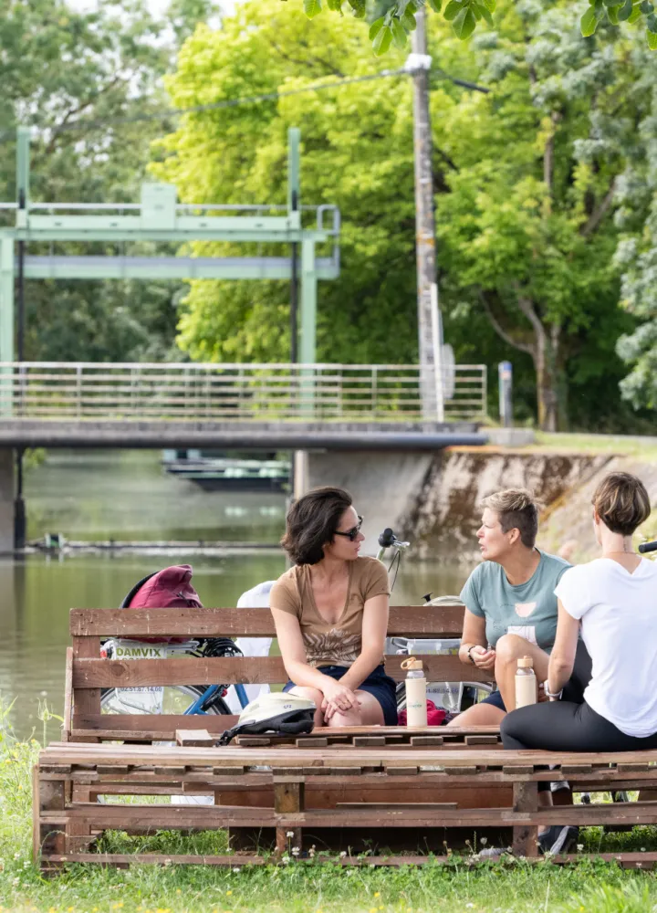 Pause pique-nique sur La Vélo Francette