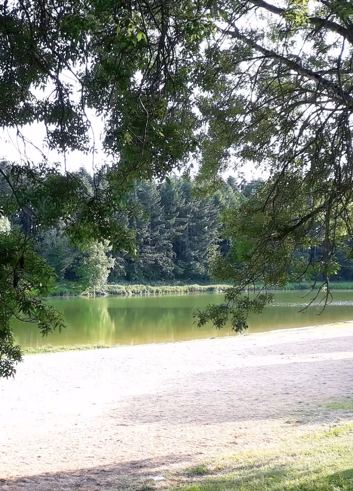 Lac de Cherveux dans les Deux-Sèvres