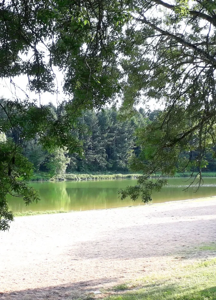 Lac de Cherveux dans les Deux-Sèvres