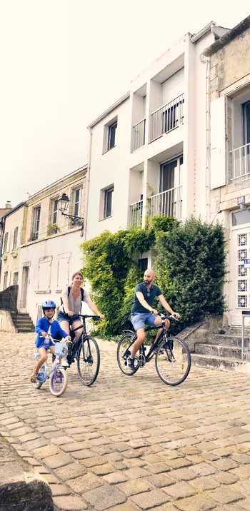 À Vélo dans le centre-ville de La Rochelle