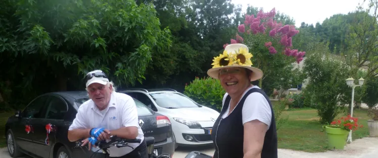 Jan et Margit from Holland sur La Vélo Francette