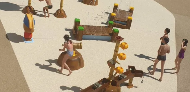 aire de jeux eau