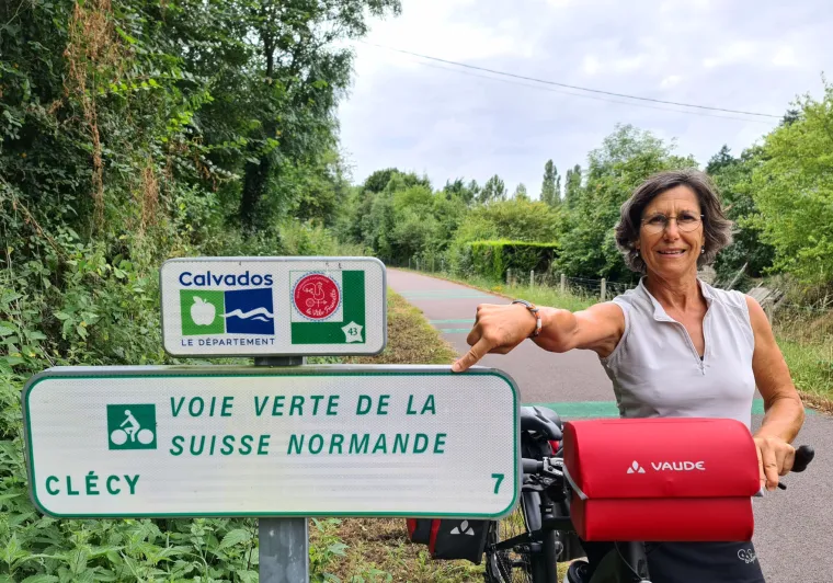 Françoise sur La Vélo Francette