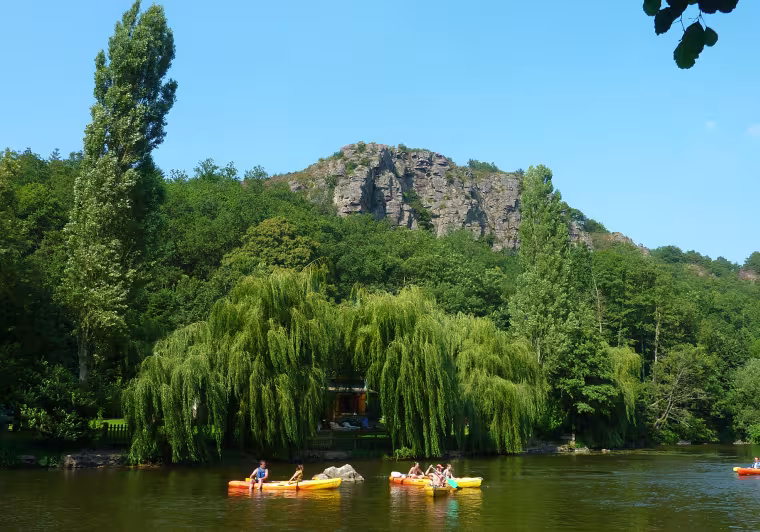 Canoe Kayak sur l'Orne, près de Clécy