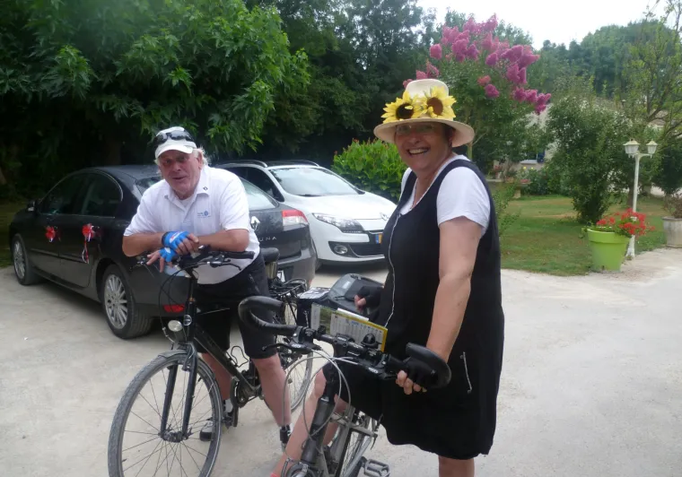 Jan et Margit from Holland sur La Vélo Francette