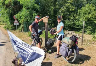 Marc et Sophie sur La Vélo Francette