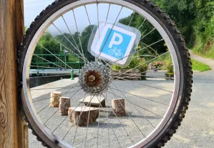 Roue de vélo décorative