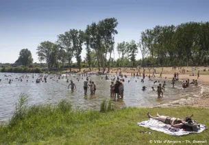 Baignade aux portes d'Angers
