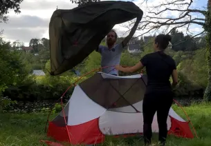 Bivouac MSR Hubba hubba Vélo Francette