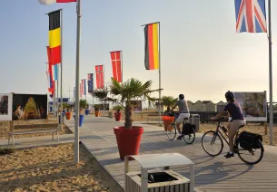 Plage de Riva Bella près de Ouistreham sur La Vélo Francette