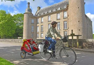 Vélo en famille vers Flers sur La Vélo Francette