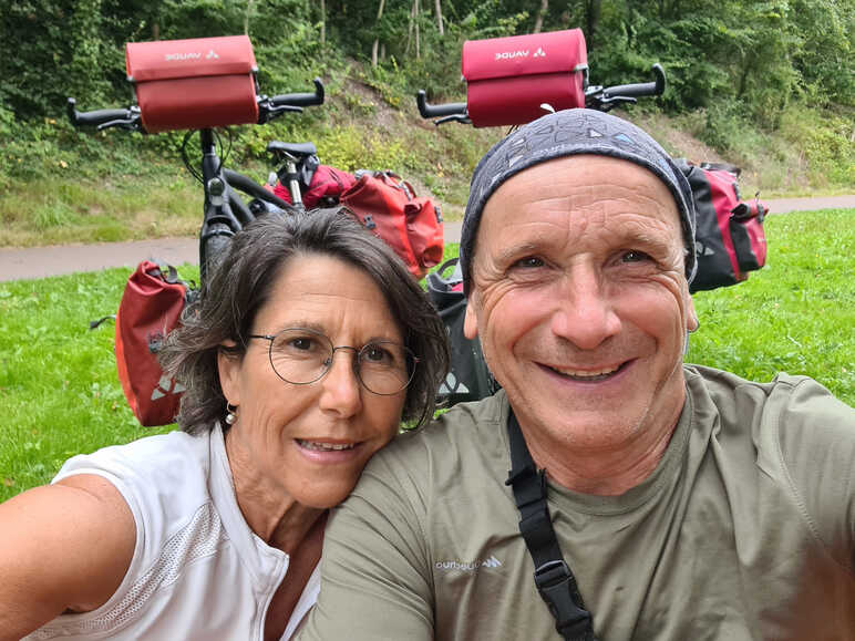 Françoise et Christophe sur La Vélo Francette